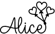 preview image of the Alice font