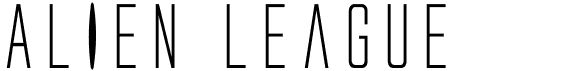 preview image of the Alien League font