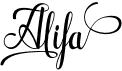 preview image of the Alifa font