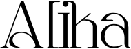 preview image of the Alika font