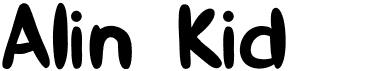 preview image of the Alin Kid font