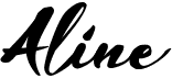 preview image of the Aline font