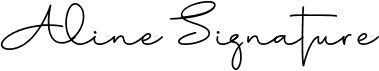 preview image of the Aline Signature font