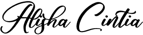preview image of the Alisha Cintia font