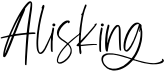 preview image of the Alisking font