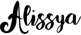 preview image of the Alissya font