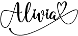 preview image of the Alivia font