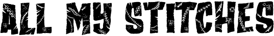 preview image of the All my Stitches font