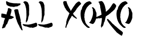 preview image of the All Yoko font