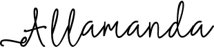 preview image of the Allamanda font