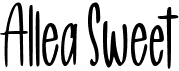 preview image of the Allea Sweet font
