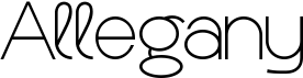 preview image of the Allegany font