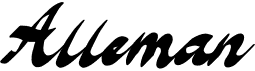 preview image of the Alleman font