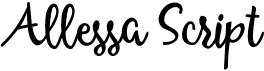 preview image of the Allessa Script font