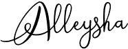 preview image of the Alleysha font