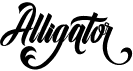 preview image of the Alligator font