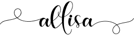 preview image of the Allisa font