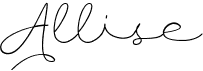 preview image of the Allise font