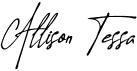 preview image of the Allison Tessa font