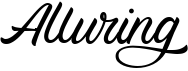 preview image of the Alluring font