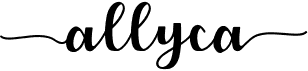 preview image of the Allyca font