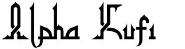 preview image of the Alpha Kufi font