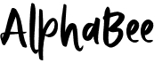 preview image of the AlphaBee font