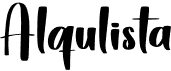 preview image of the Alqulista font