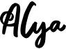 preview image of the Alya font