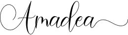 preview image of the Amadea font