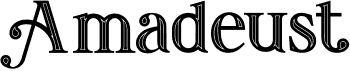 preview image of the Amadeust font
