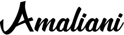preview image of the Amaliani font