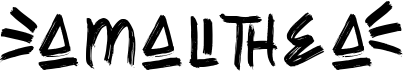 preview image of the Amallthea font