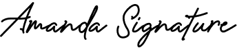 preview image of the Amanda Signature font