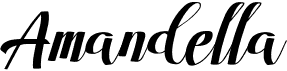 preview image of the Amandella font