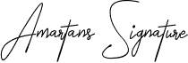 preview image of the Amartans Signature font