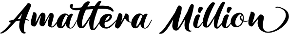 preview image of the Amattera Million font