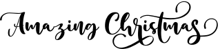 preview image of the Amazing Christmas font