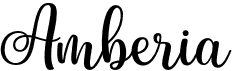preview image of the Amberia font