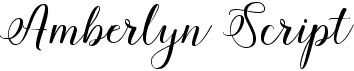 preview image of the Amberlyn Script font