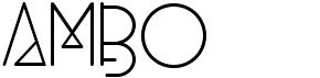 preview image of the Ambo font