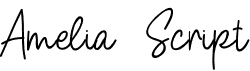 preview image of the Amelia Script font