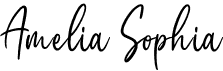 preview image of the Amelia Sophia font