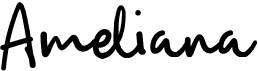 preview image of the Ameliana font