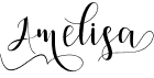 preview image of the Amelisa font