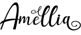 preview image of the Amellia font