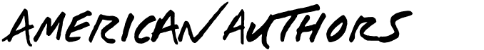 preview image of the American Authors font