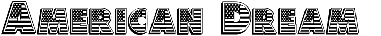 preview image of the American Dream font