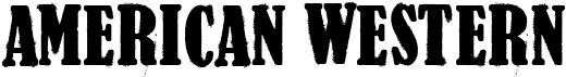 preview image of the American Western font