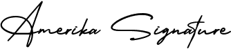 preview image of the Amerika Signature font